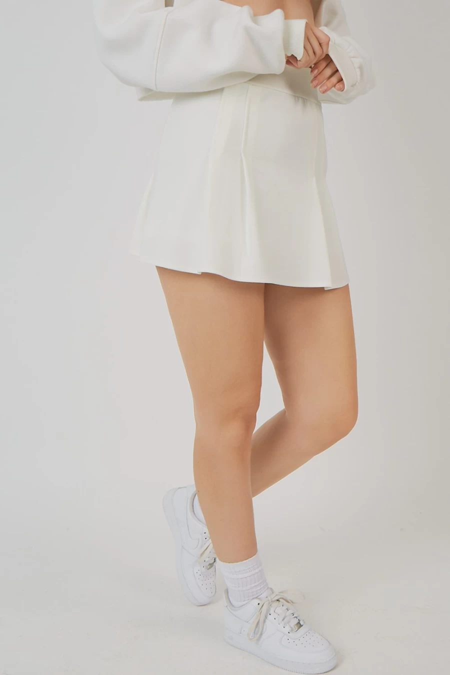 Women's White Tennis Skirt by Public Desire - Stylish & Comfortable Athletic Skirt for Sports & Casual Wear