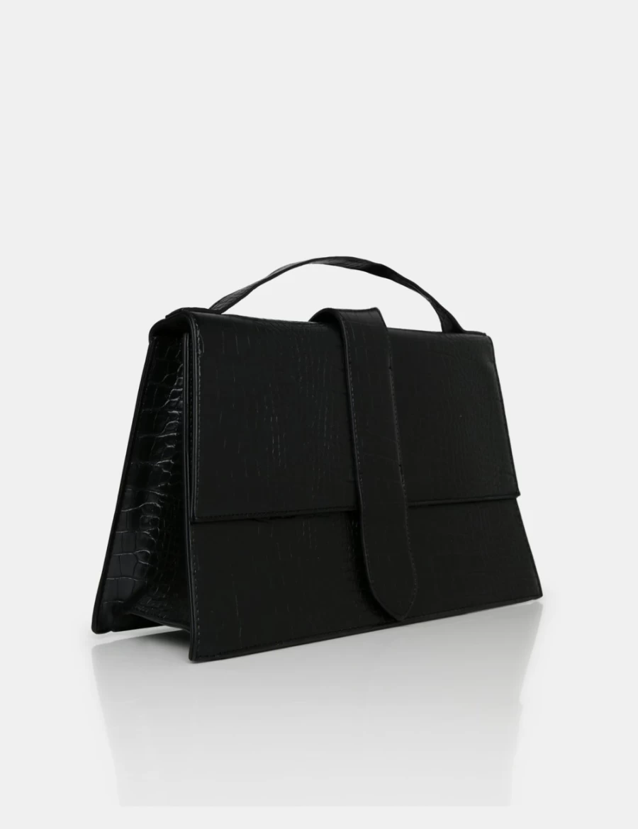 Public Desire Women's Black Garda Tote Bag - Stylish & Spacious Handbag for Everyday Use