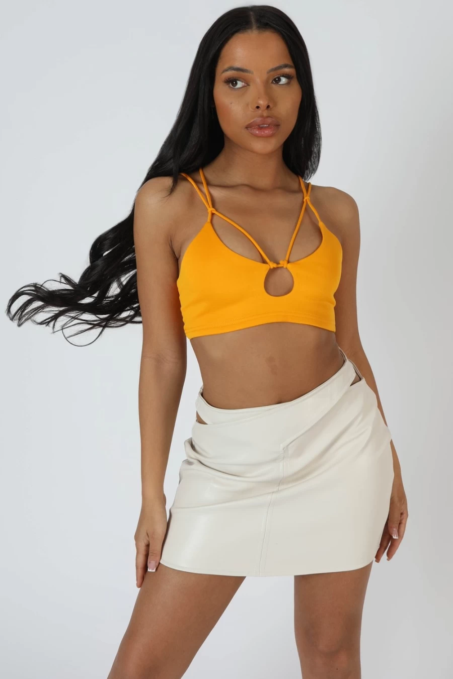 Public Desire Women's Mango Strappy Bralet - Sexy Comfortable Bralette Top