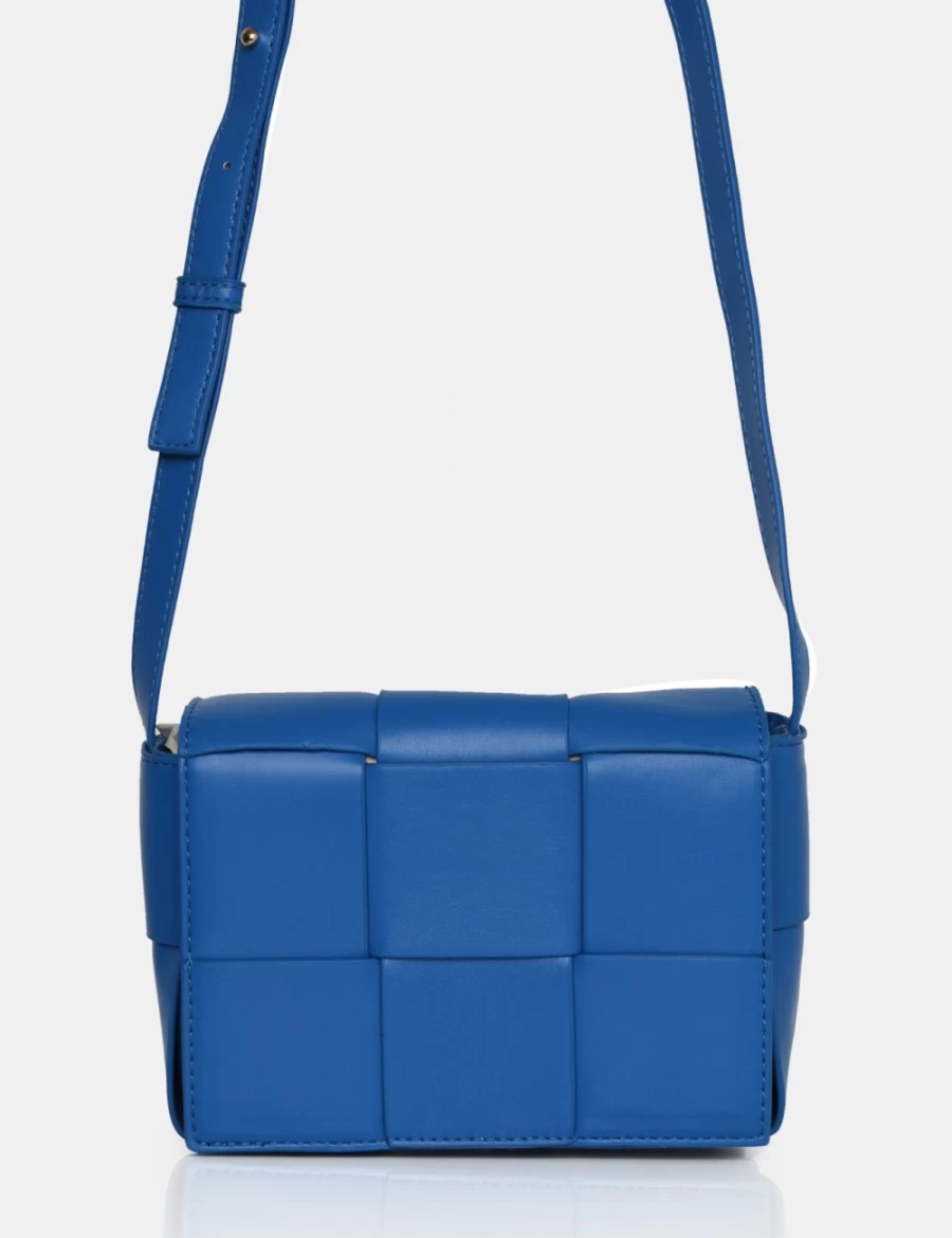 Public Desire Gianna Mini Crossbody Shoulder Bag for Women in Cobalt Blue