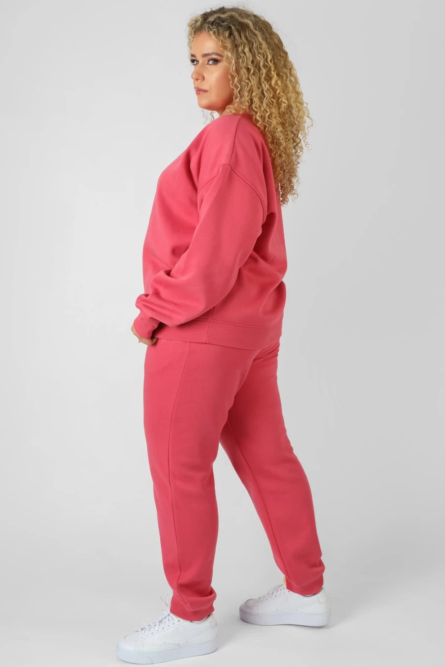 Public Desire Women's Coral Curve Tonal Embroidery Joggers - Stylish Comfort Fit