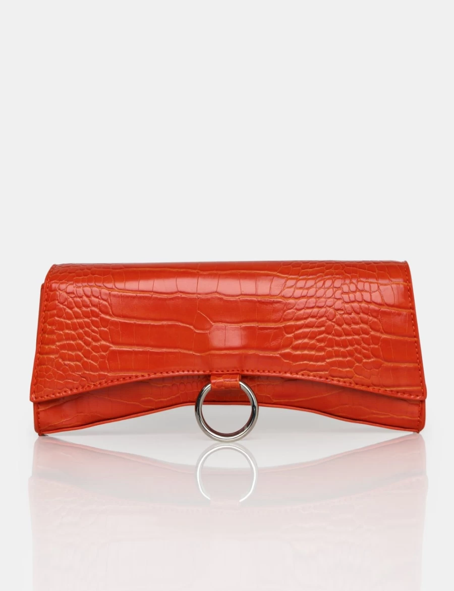 Public Desire Women's Orange Kemi Arched Crossbody Mini Handbag