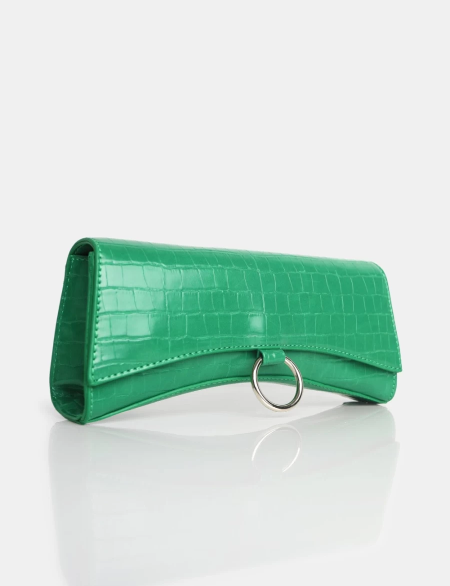 Public Desire Women's Green Arched Crossbody Mini Handbag - Kemi Style