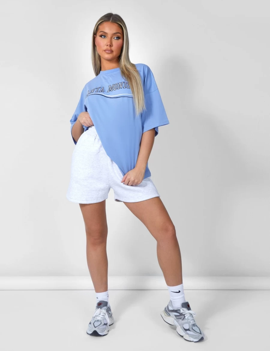"Public Desire Women's Bluebell Santa Monica Oversized T-Shirt"