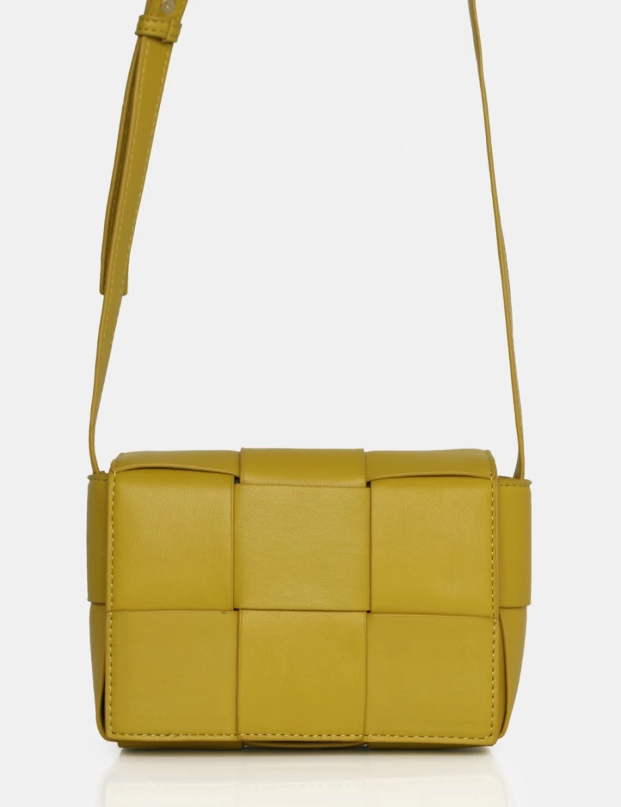 Public Desire Women's Gianna Mini Crossbody Shoulder Bag in Chartreusse