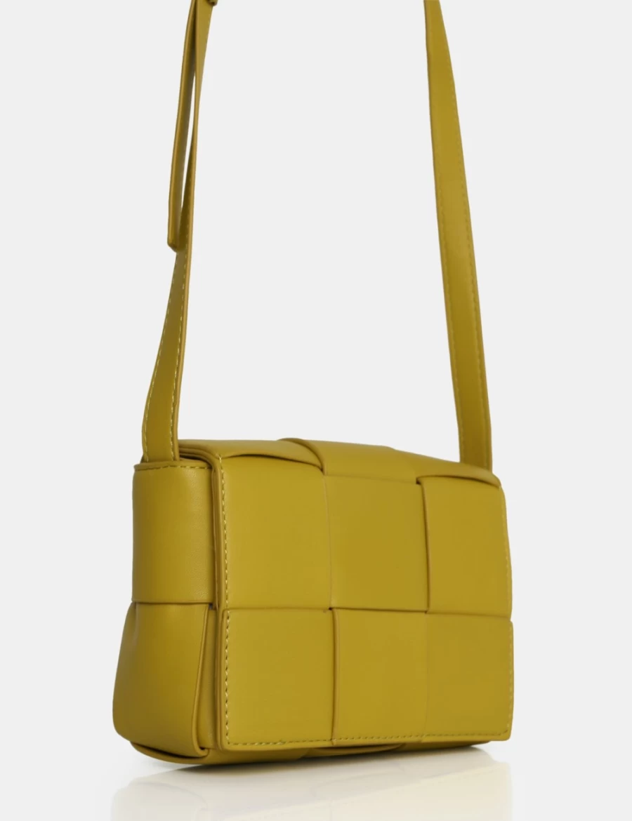 Public Desire Women's Gianna Mini Crossbody Shoulder Bag in Chartreusse